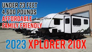 2023 Xplorer 210X Travel Trailer A Budget Family RV WesternCampers [upl. by Raddatz]