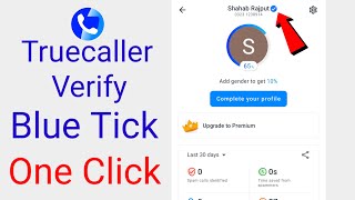 how to verify blue tick on truecaller truecaller par blue tick kaise lagaye truecaller number blue [upl. by Eissat639]