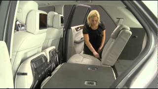 Rear Seat Folding  MercedesBenz USA MClass [upl. by Etnovad]