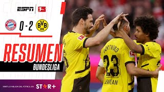 ¡VICTORIA HISTÓRICA DEL DORTMUND EN EL CLÁSICO ALEMÁN  B Munich 02 B Dortmund  RESUMEN [upl. by Aicala]