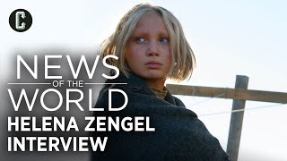 News of the World’s Helena Zengel on What Surprised Her About Filming a Shootout with Tom Hanks [upl. by Gillette404]