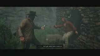 RED DEAD REDEMPTION 2 SAVING MICAH BELL FROM JAIL 2024 [upl. by Carlina]