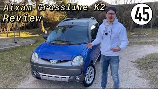 Aixam Crossline K2 Review Fahrzeugvorstellung [upl. by Tebasile]