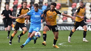 Highlights Newport County AFC 10 Cheltenham Town [upl. by Sokairyk66]