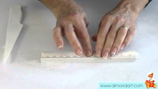 How To Use A Lace Border Mould  free beginners tutorial  how to [upl. by Wilfreda598]