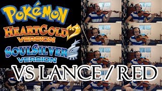 Pokemon HeartGoldSoulSilver  Vs LanceRed violin cover [upl. by Suolhcin676]