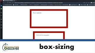 Control Block Size with the CSS Boxsizing Property [upl. by Htebi613]