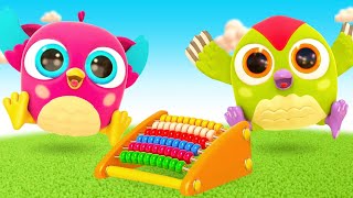 Baby learning videos amp baby cartoon full episodes  Hop Hop the owl amp funny cartoons for kids [upl. by Hershel]