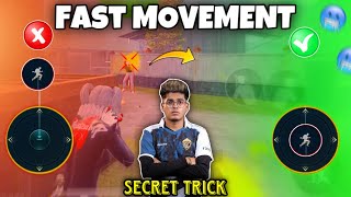 🥶Fast Joystick Trick BgmiPubg  Best Joystick Size And Sprint Sensitivity For Smooth Joystick [upl. by Fusco12]