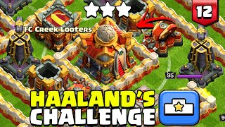 How to Easily 3 Star The Impossible Final Haaland Challenge in Clash of Clans  Coc New Event Attack [upl. by Glennis]