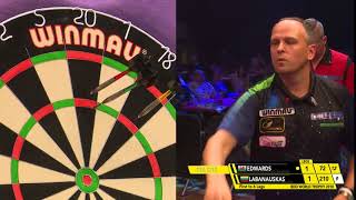 Labanauskas vs Edwards Darts World Trophy 2018 Round 2 [upl. by Narik]