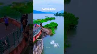 Odisha Shapua dam famous snake waterfall trending video Shapua Odisha joy Georgia 😈🐍 [upl. by Jermain]