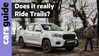 LDV T60 2020 review Trailrider 2 offroad test [upl. by Sidonius]