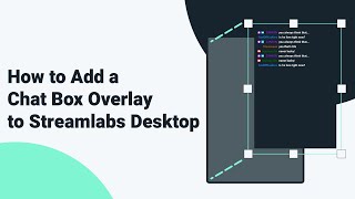 How to Add Chat Box Overlay to Your Live Stream  Works For Twitch YouTube Facebook [upl. by Anaoy80]