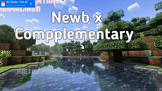 Newb x Compplementary Shaders mcpe 120 Render dragon shaders 120 [upl. by Ardnoyek]