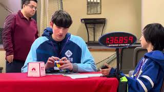 CoMo Winter Cubing 2024 4th place 3BLD Single  33593 [upl. by Thorlay267]