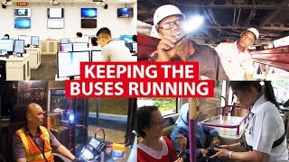 Keeping The Buses Running in Singapore  On The Red Dot  CNA Insider [upl. by Nylecsoj]