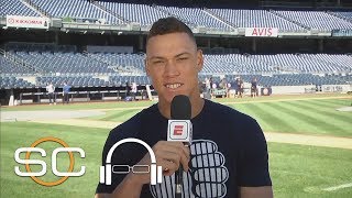 Aaron Judge excited for MLB postseason with Yankees  SC With SVP  ESPN [upl. by Akinahc]