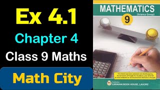 Exercise 41 class 9 maths  math city [upl. by Smart]