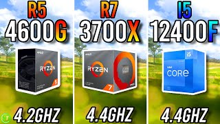 Ryzen 5 4600G vs Ryzen 7 3700X vs Intel i5 12400F [upl. by Eselrahc]