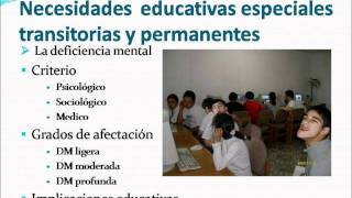 Necesidades Educativas Especiales Transitorias y Permanenteswmv [upl. by Ballou685]