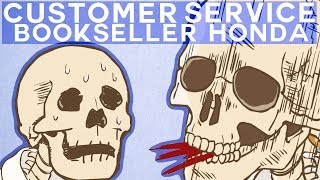 Working Customer Service and Skullface Bookseller Hondasan [upl. by Anialad]