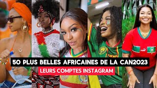 60 plus belles supportrices africaines de la CAN2023 en cote divoire [upl. by Oisinoid]