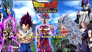 Dragon Ball Z Tenkaichi Tag Team mod Super AF for PPSSPP with permanent menu [upl. by Okia]