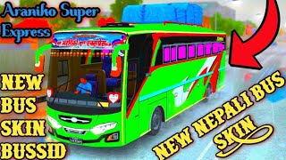 Arniko super Express Nepali Bus Skin For Bus simulator indonesia Arniko V2 Bussid nepali traffic Mod [upl. by Basile]