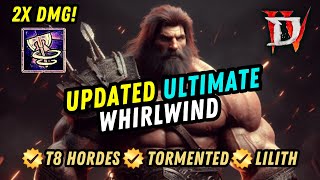 Diablo 4 Barbarian Guide UPDATED Whirlwind NEW META S5 [upl. by Johanan]