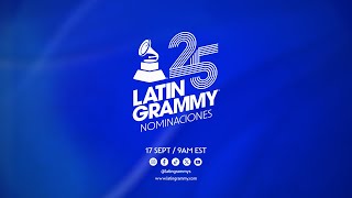 Anuncio de Nominaciones Latin GRAMMY 2024 [upl. by Anaed]