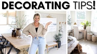 HOME DECORATING TIPS  STYLING IDEAS  MY GOTO DECORATING TIPS FOR A HIGHEND SPACE [upl. by Juliana]