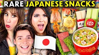 Americans Try Rare Japanese Snacks From Don Quijote [upl. by Sela]