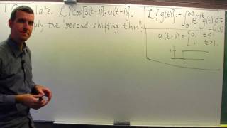 Laplace Transform Second Shifting Theorem [upl. by Adniral449]