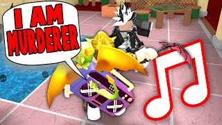 PLAYING FUNNY SONGS WITH MY RADIO in Murder Mystery 2 Roblox [upl. by Ahserb447]