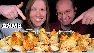 ASMR SAMOSA FEAST MUKBANG No Talking EATING SOUNDS [upl. by Sej224]