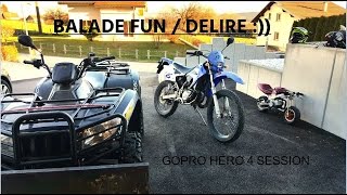 ►Sortie en POCKET Bike QUAD 550cc  XP6 50cc★ [upl. by Fita]