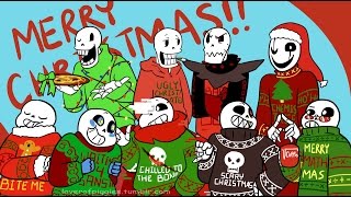 Christmas Party AU Movie Undertale Comic Dub [upl. by Cassius]