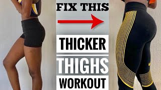 GET THICKER THIGHS AND CALVES BEGINNER LEG WORKOUT Results in 2 Weeks [upl. by Pangaro618]