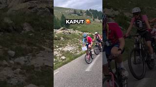 That escalated quickly… 😵🪫 cycling climb mountains [upl. by Siuluj657]