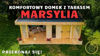 Komfortowy Domek z Tarasem Marsylia  Idealne Miejsce na Relaks [upl. by Prissy552]