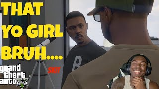 REACTING TO quotTHAT YO GIRL BRUHquot GTA5 skit  Itsreal85 is the goat fr😂 [upl. by Abby]