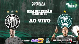 AOVIVO OPERÁRIO X CORITIBA  SÉRIE B 2024  CANAL DO CARRICA E INSTA CORITIBA [upl. by Nilerual644]