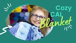 ITS FINISHED COZY CAL BLANKETCROCHET BLANKETYOUTUBE EP 81 [upl. by Aiuqenehs891]