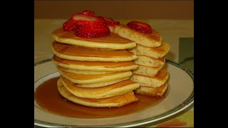 Pancake allo yogurt 4 ingredienti senza latte lievito zucchero [upl. by Enirual154]