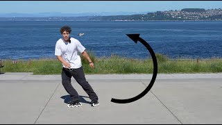 Salchow on Inline Skates Breakdown 1 [upl. by Eutnoj958]