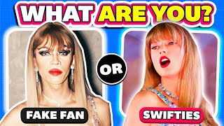 Which Taylor Swift Fan are you 🎶📝Swiftie Test [upl. by Nabatse]