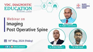 Webinar on “Imaging post operative spinequot [upl. by Irrab]