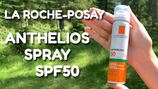 LA ROCHEPOSAY ANTHELIOS SPRAY SPF50  opinions skin test amp INCI ingredients [upl. by Valentino258]