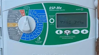 How To Program The Rain Bird ESPME Enhanced Modular Irrigation Controller [upl. by Euqenimod]